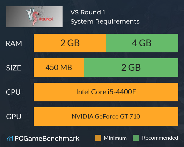 VS Round 1 System Requirements PC Graph - Can I Run VS Round 1