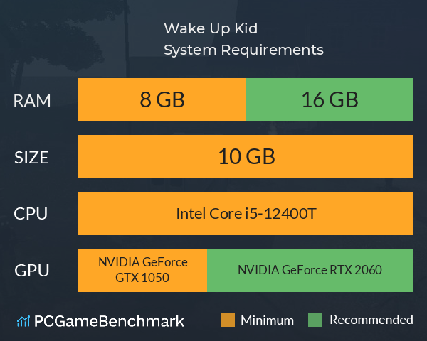 Wake Up Kid System Requirements PC Graph - Can I Run Wake Up Kid Wake Up Kid System Requirements PC Graph - Can I Run Wake Up Kid