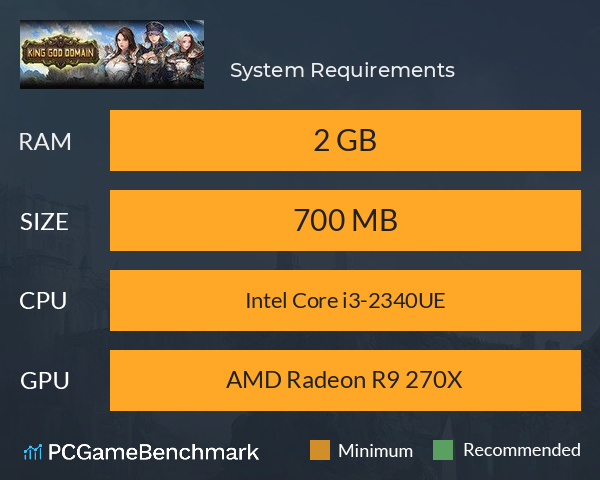 王者神域 System Requirements PC Graph - Can I Run 王者神域 王者神域 System Requirements PC Graph - Can I Run 王者神域