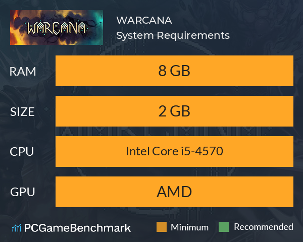 WARCANA System Requirements PC Graph - Can I Run WARCANA WARCANA System Requirements PC Graph - Can I Run WARCANA