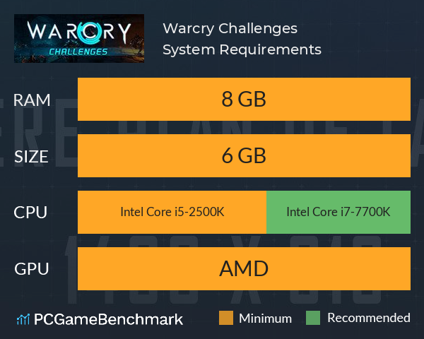 Warcry: Challenges System Requirements PC Graph - Can I Run Warcry: Challenges Warcry: Challenges System Requirements PC Graph - Can I Run Warcry: Challenges