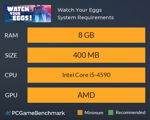 Watch Your Eggs! System Requirements PC Graph - Can I Run Watch Your Eggs! Watch Your Eggs! System Requirements PC Graph - Can I Run Watch Your Eggs!