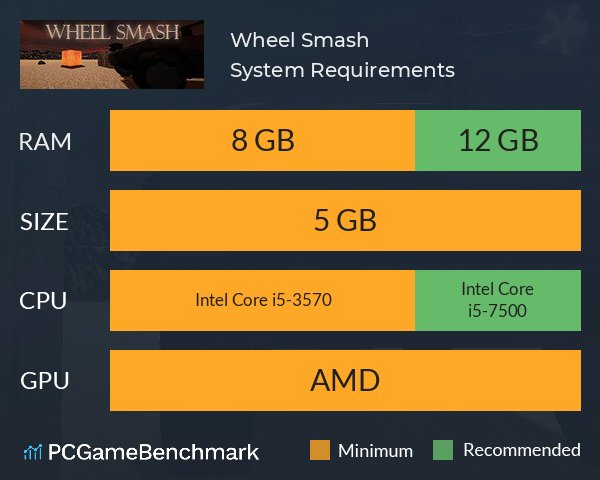 Wheel Smash System Requirements PC Graph - Can I Run Wheel Smash Wheel Smash System Requirements PC Graph - Can I Run Wheel Smash