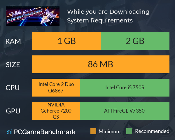 While you are Downloading System Requirements PC Graph - Can I Run While you are Downloading