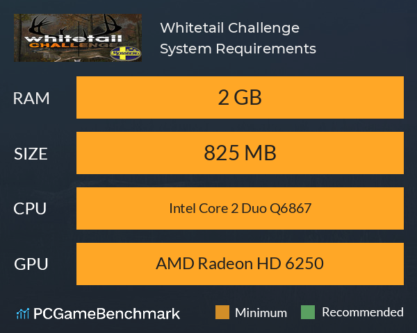 Whitetail Challenge System Requirements PC Graph - Can I Run Whitetail Challenge Whitetail Challenge System Requirements PC Graph - Can I Run Whitetail Challenge