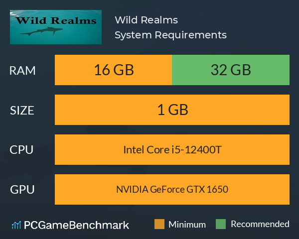 Wild Realms System Requirements PC Graph - Can I Run Wild Realms Wild Realms System Requirements PC Graph - Can I Run Wild Realms