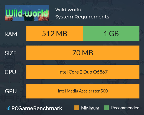 Wild world System Requirements PC Graph - Can I Run Wild world Wild world System Requirements PC Graph - Can I Run Wild world