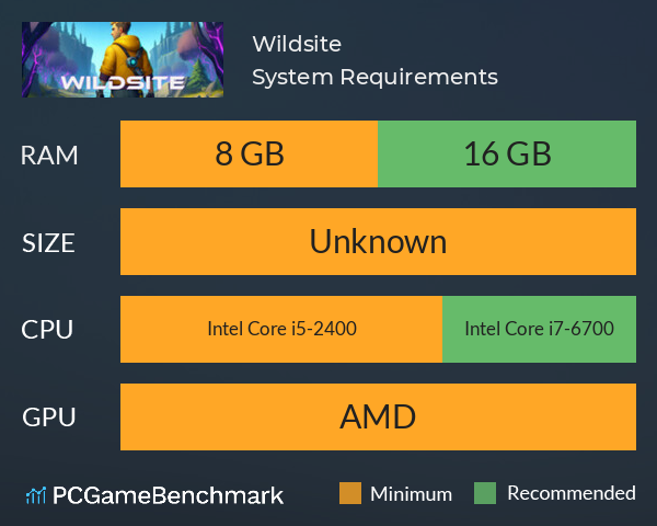 Wildsite System Requirements PC Graph - Can I Run Wildsite Wildsite System Requirements PC Graph - Can I Run Wildsite