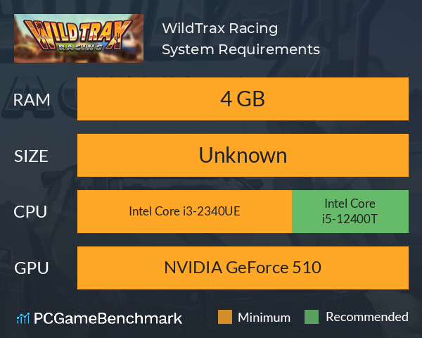WildTrax Racing System Requirements PC Graph - Can I Run WildTrax Racing WildTrax Racing System Requirements PC Graph - Can I Run WildTrax Racing