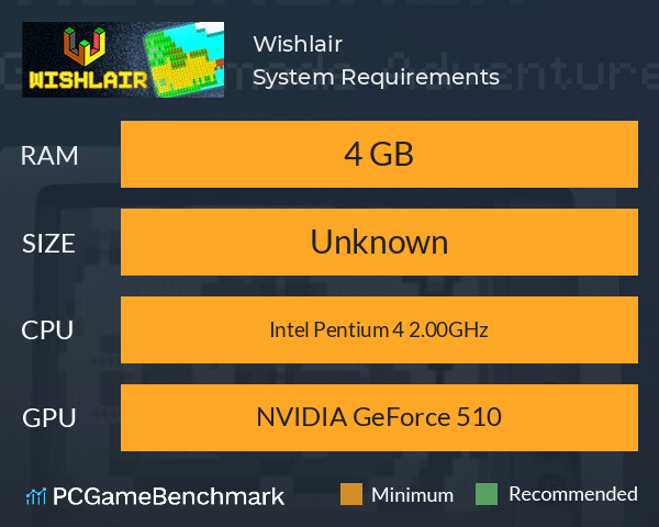 Wishlair System Requirements PC Graph - Can I Run Wishlair Wishlair System Requirements PC Graph - Can I Run Wishlair
