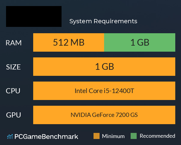 我的一生 System Requirements PC Graph - Can I Run 我的一生