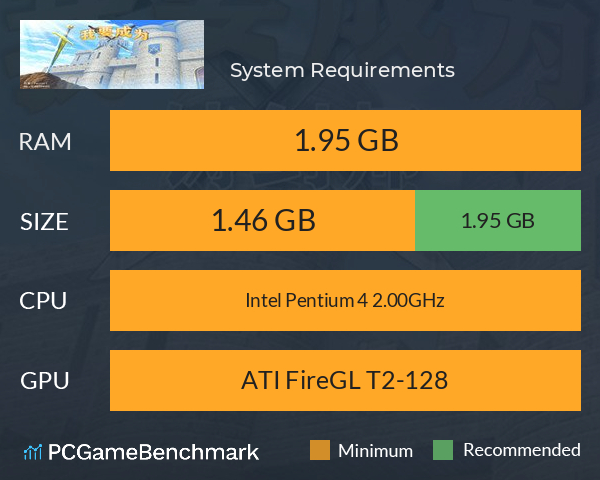 我要成为铸剑师 System Requirements PC Graph - Can I Run 我要成为铸剑师