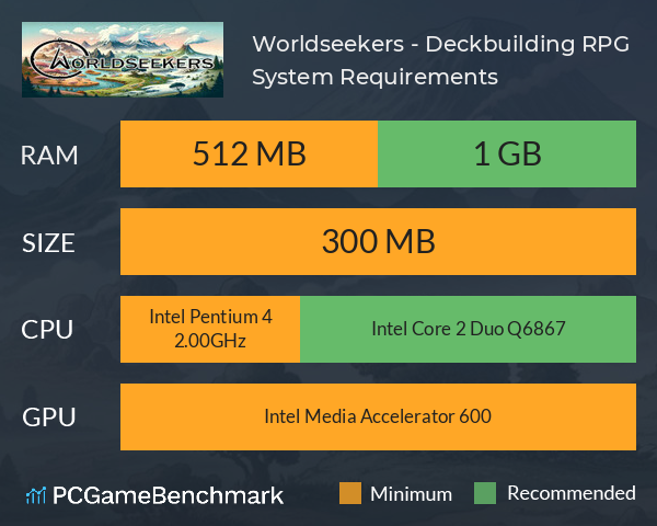Worldseekers - Deckbuilding RPG System Requirements PC Graph - Can I Run Worldseekers - Deckbuilding RPG Worldseekers - Deckbuilding RPG System Requirements PC Graph - Can I Run Worldseekers - Deckbuilding RPG