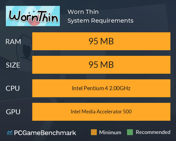 Worn Thin System Requirements PC Graph - Can I Run Worn Thin Worn Thin System Requirements PC Graph - Can I Run Worn Thin