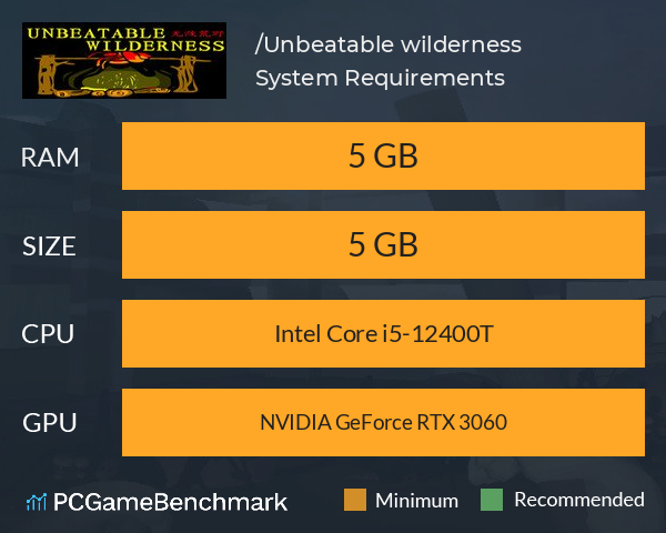 无敌荒野/Unbeatable wilderness System Requirements PC Graph - Can I Run 无敌荒野/Unbeatable wilderness 无敌荒野/Unbeatable wilderness System Requirements PC Graph - Can I Run 无敌荒野/Unbeatable wilderness