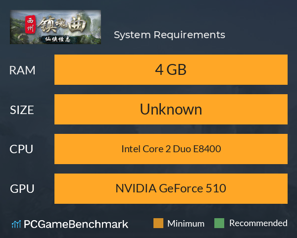 西州镇魂曲 System Requirements PC Graph - Can I Run 西州镇魂曲 西州镇魂曲 System Requirements PC Graph - Can I Run 西州镇魂曲