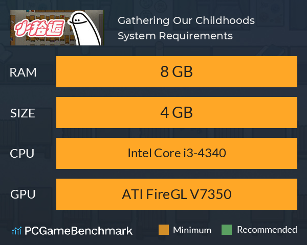 小拾逅 Gathering Our Childhoods System Requirements PC Graph - Can I Run 小拾逅 Gathering Our Childhoods 小拾逅 Gathering Our Childhoods System Requirements PC Graph - Can I Run 小拾逅 Gathering Our Childhoods