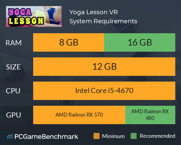 Yoga Lesson VR System Requirements PC Graph - Can I Run Yoga Lesson VR Yoga Lesson VR System Requirements PC Graph - Can I Run Yoga Lesson VR