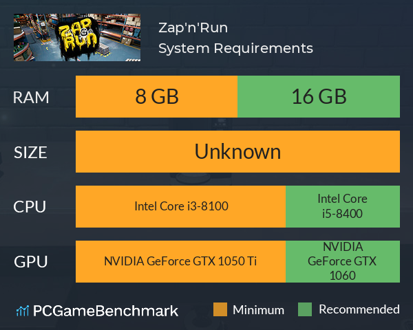 Zap'n'Run System Requirements PC Graph - Can I Run Zap'n'Run Zap'n'Run System Requirements PC Graph - Can I Run Zap'n'Run