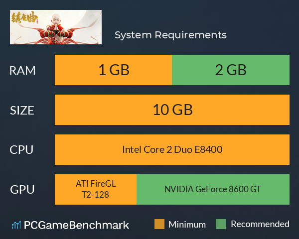 镇魔曲 System Requirements PC Graph - Can I Run 镇魔曲 镇魔曲 System Requirements PC Graph - Can I Run 镇魔曲