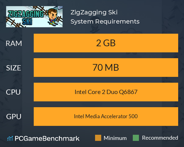 ZigZagging Ski System Requirements PC Graph - Can I Run ZigZagging Ski ZigZagging Ski System Requirements PC Graph - Can I Run ZigZagging Ski