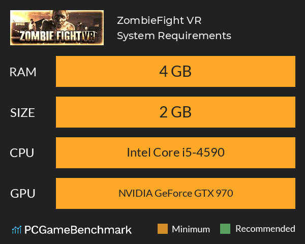 ZombieFight VR System Requirements PC Graph - Can I Run ZombieFight VR